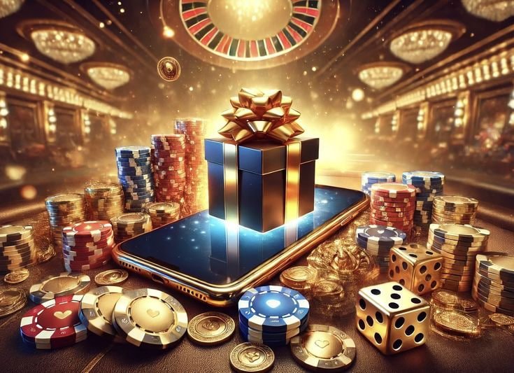 Filipino player checking casino link promotion offers on a mobile phone